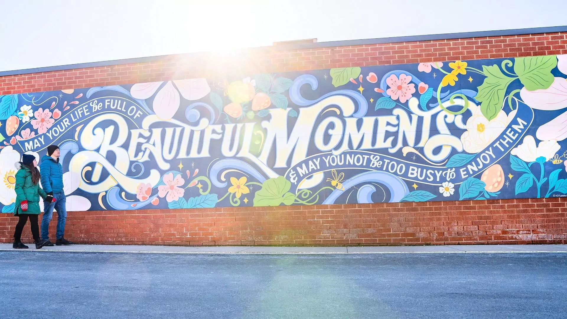 One of the many murals in Windsor