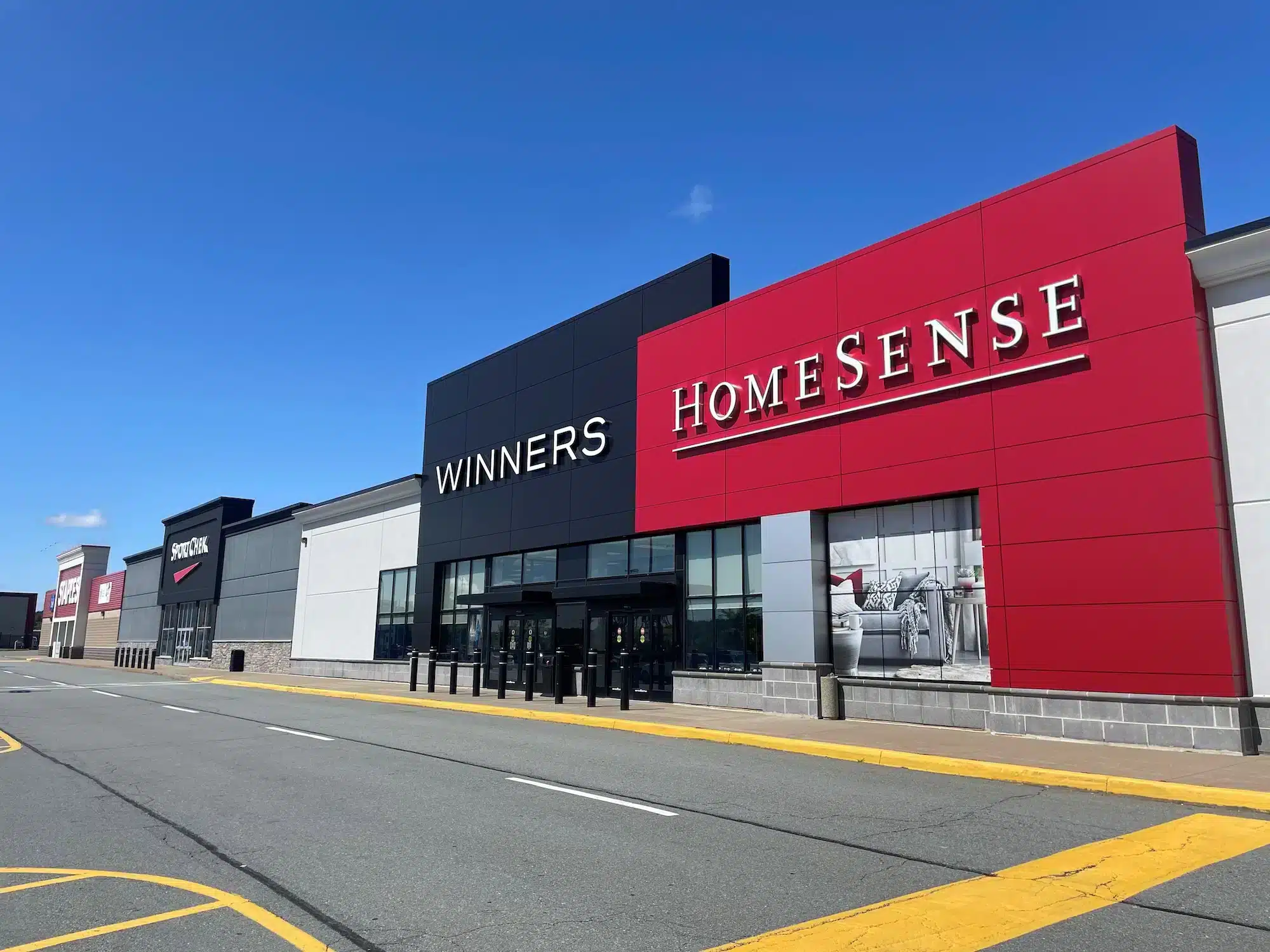 Winners and Home Sense stores at the Bedford Commons