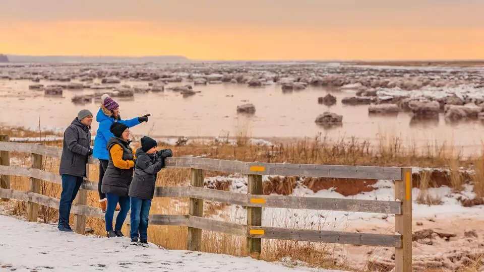 Watching for the Tidal Bore along Cobequid Trail