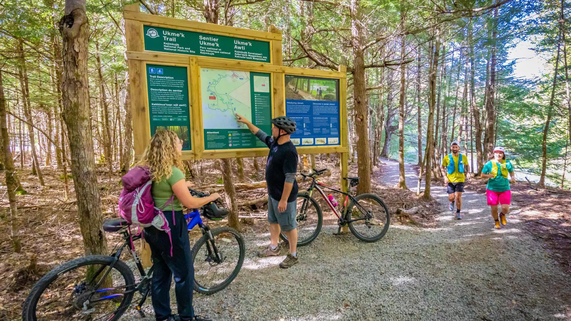 Running and biking at Kejimkujik National Park and National Historic Site