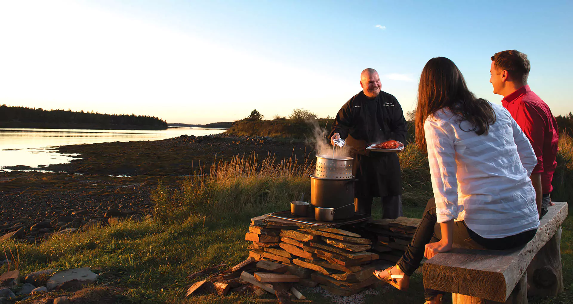 Lobster boil at Argyler Lodge