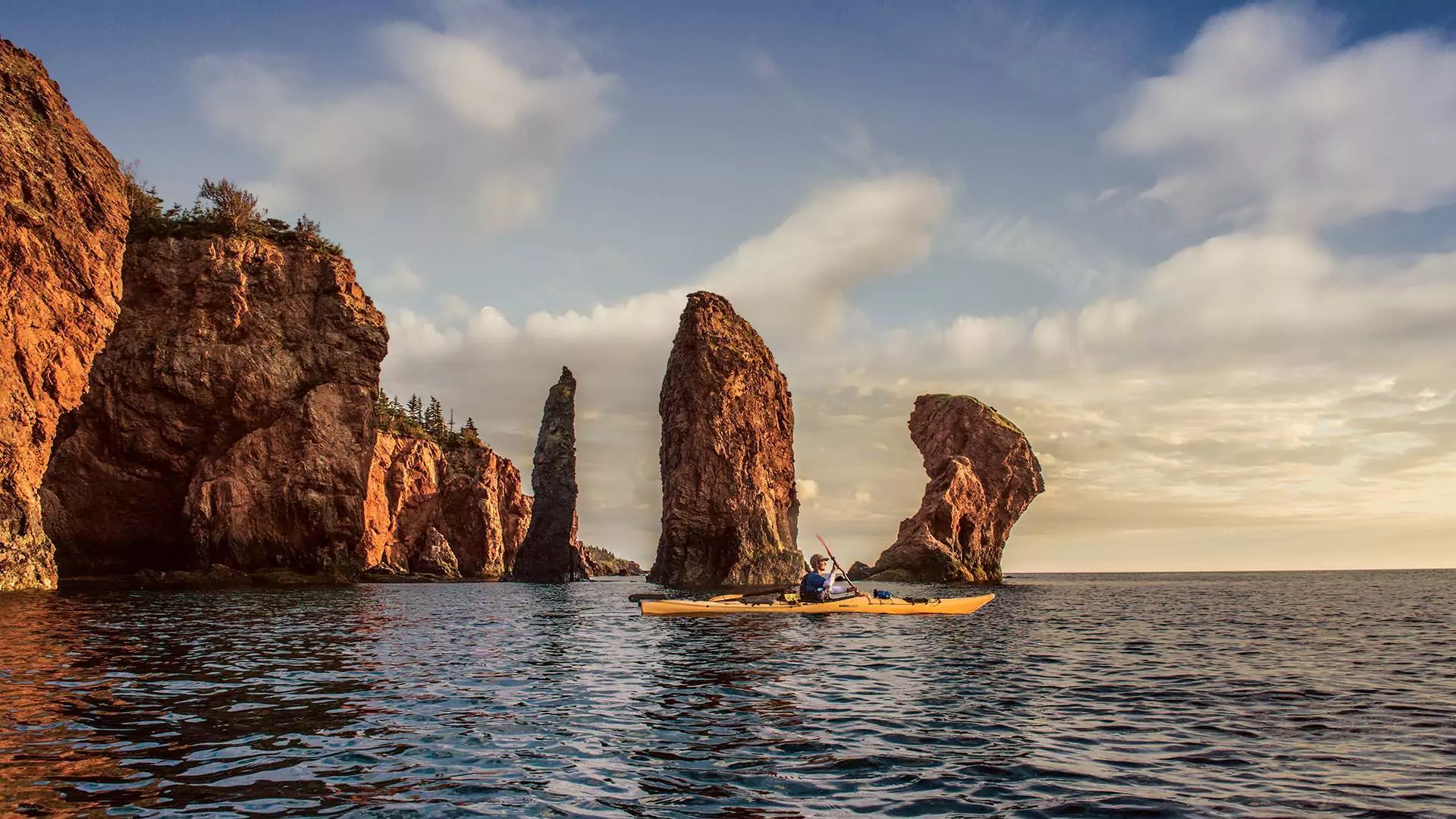 Kayaking at Three Sister