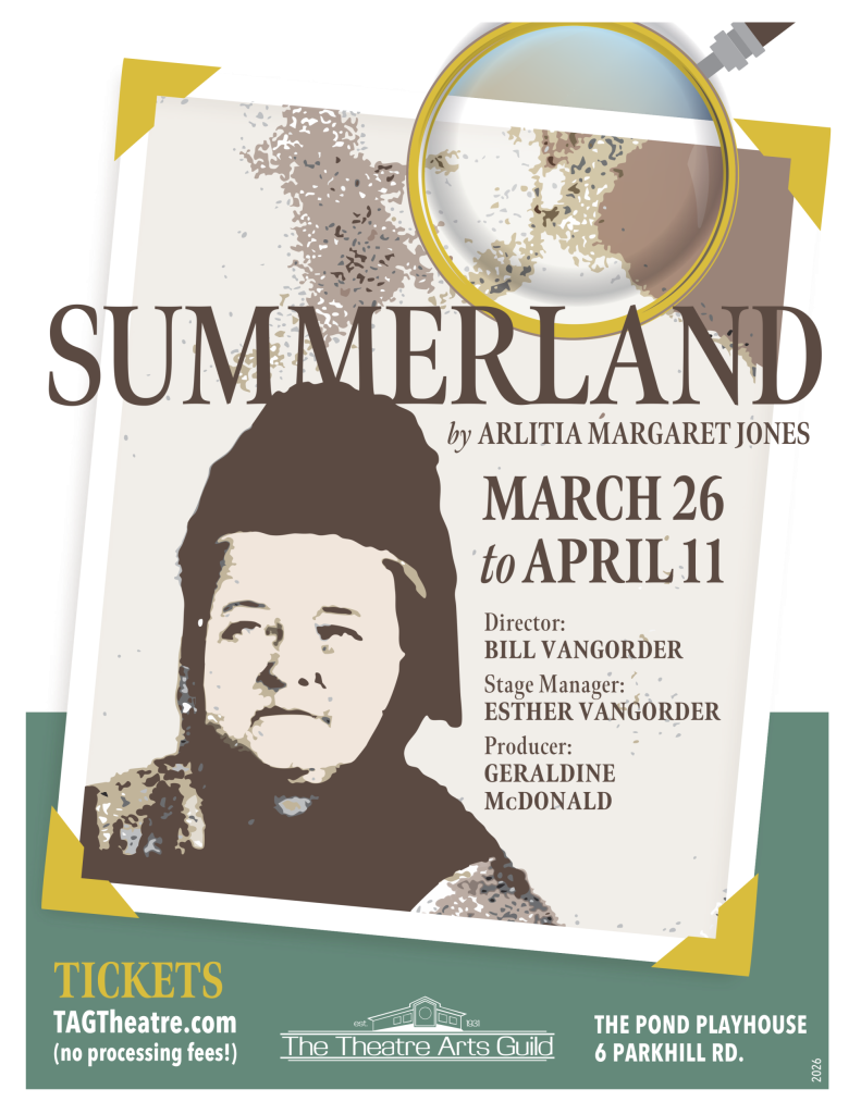 A promotional poster for Summerland taking place in Halifax, Nova Scotia